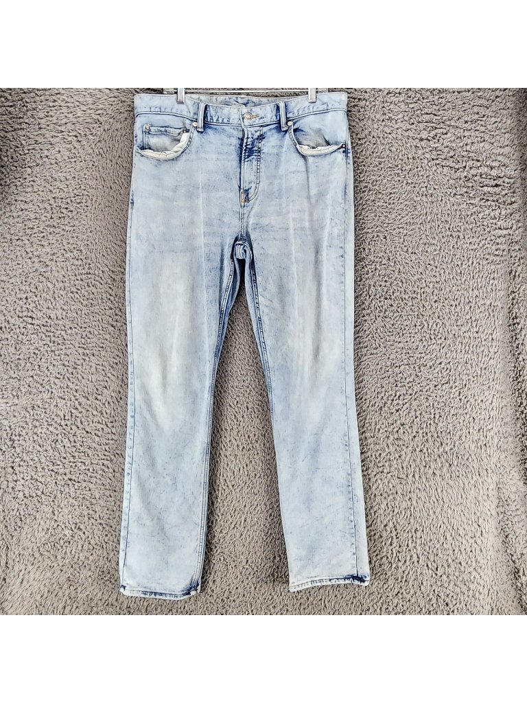 Old Navy Jeans Mens 36x32 Light Blue Stretch Denim Slim